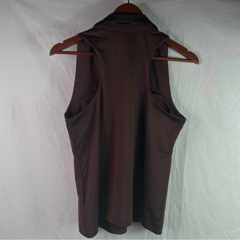 NWT Sigrid Olsen Golf & Tennis Tank Top Moisture Wicking Quick Dry UPF 50 Size L - Picture 2 of 11